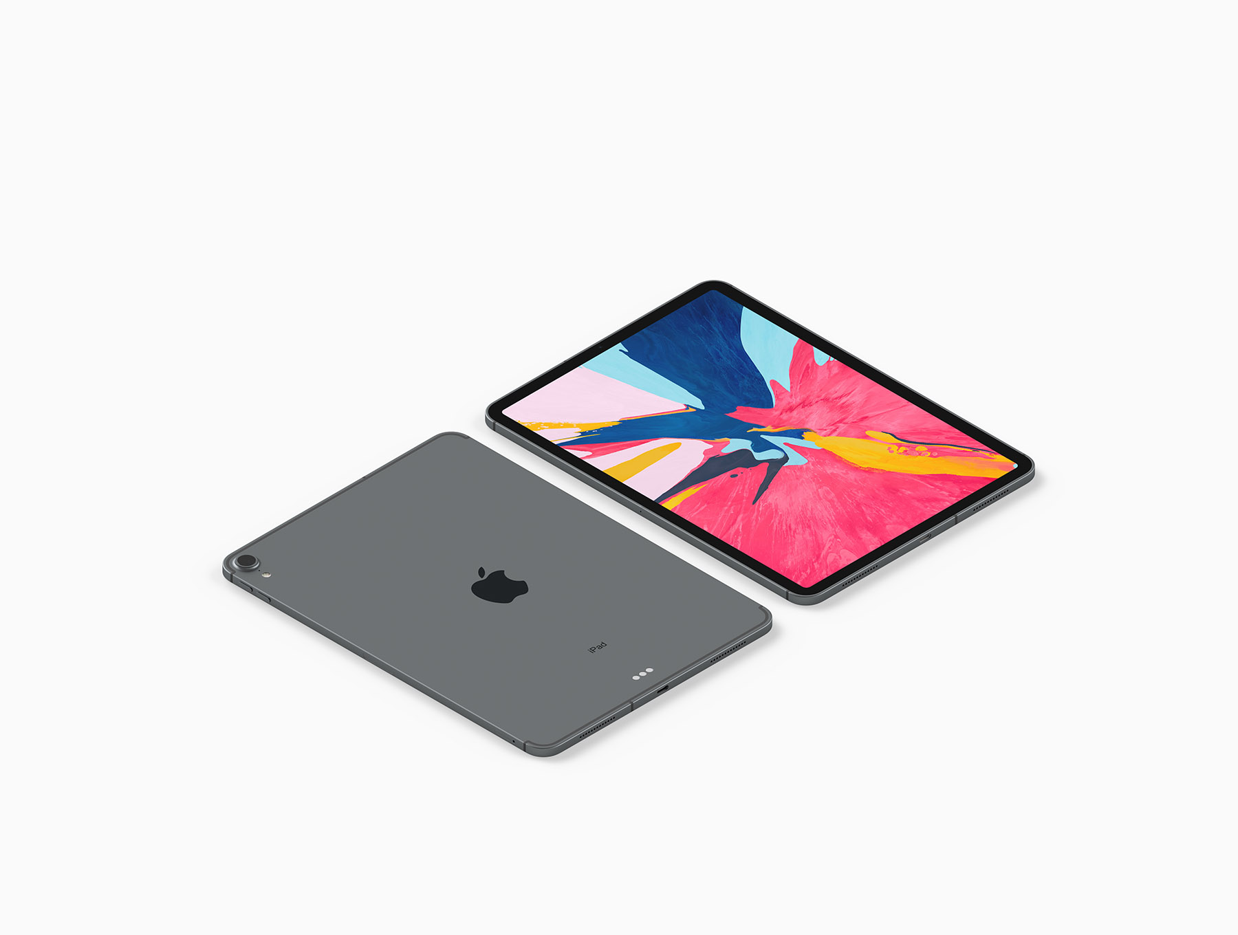 iPad Pro 2018展示样机下载 [PSD]插图