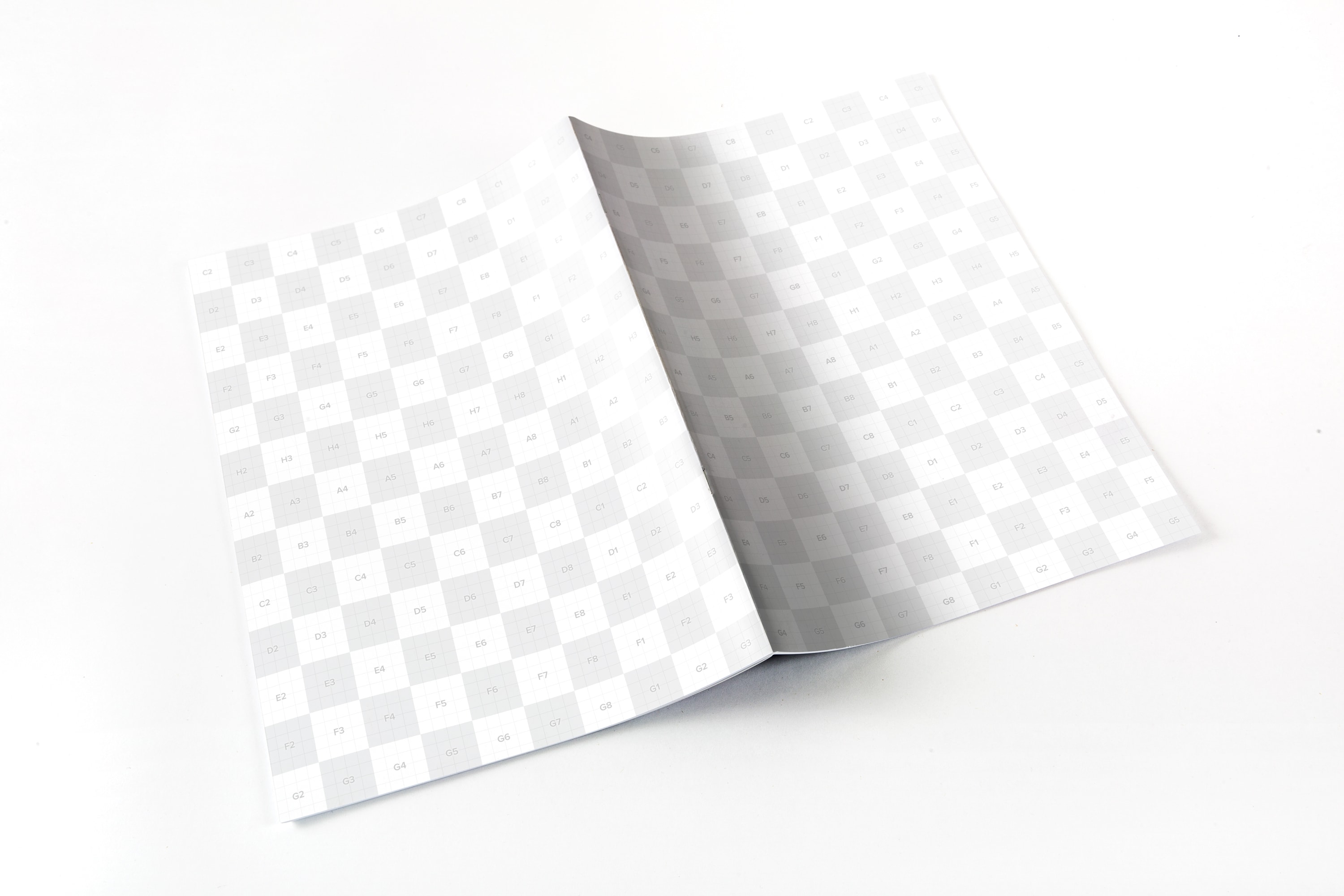 信纸小册子封面封面印刷效果预览样机01 Letter Booklet Spreads Covers Mockup 01插图2