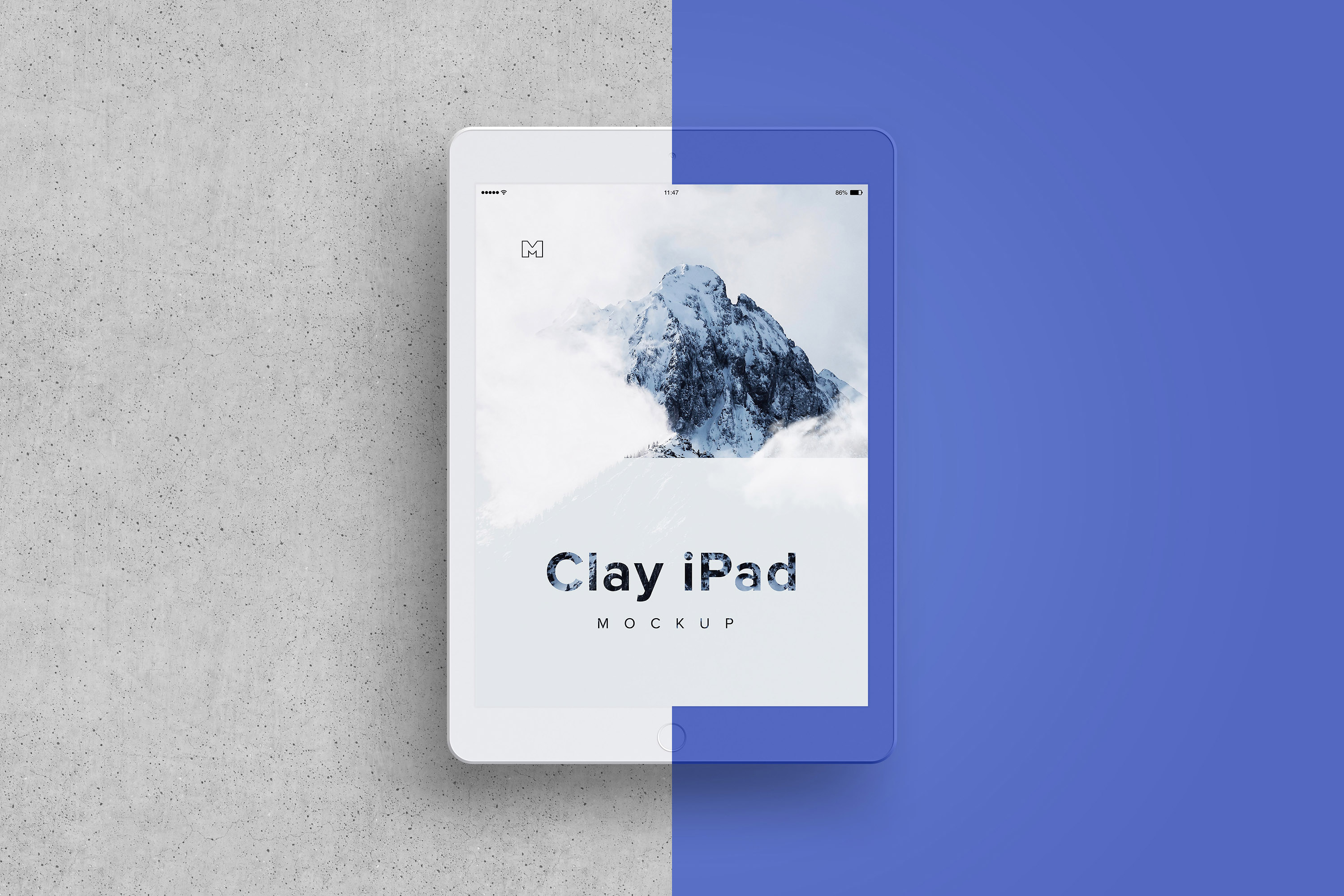 iPad平板电脑屏幕界面设计演示预览效果样机02 Clay iPad 9.7 Mockup 03插图3 iPad平板电脑屏幕界面设计演示预览效果样机02 Clay iPad 9.7 Mockup 03插图3
