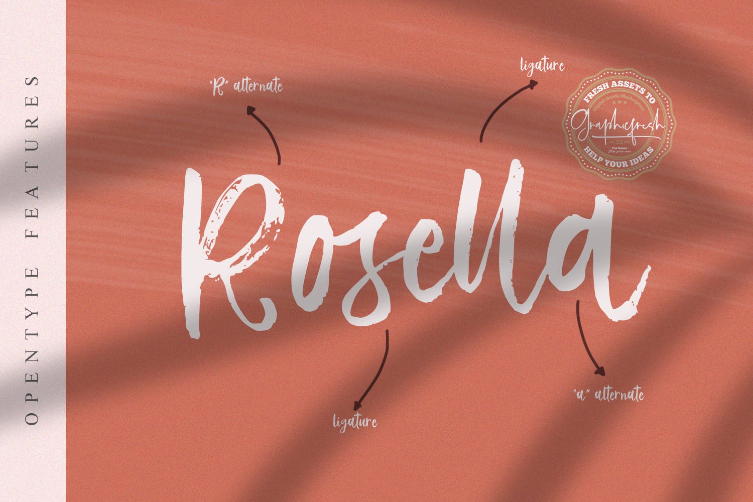 优雅女性书法艺术英文字体下载 Vetto Rosella – Handwritting Font插图(4)