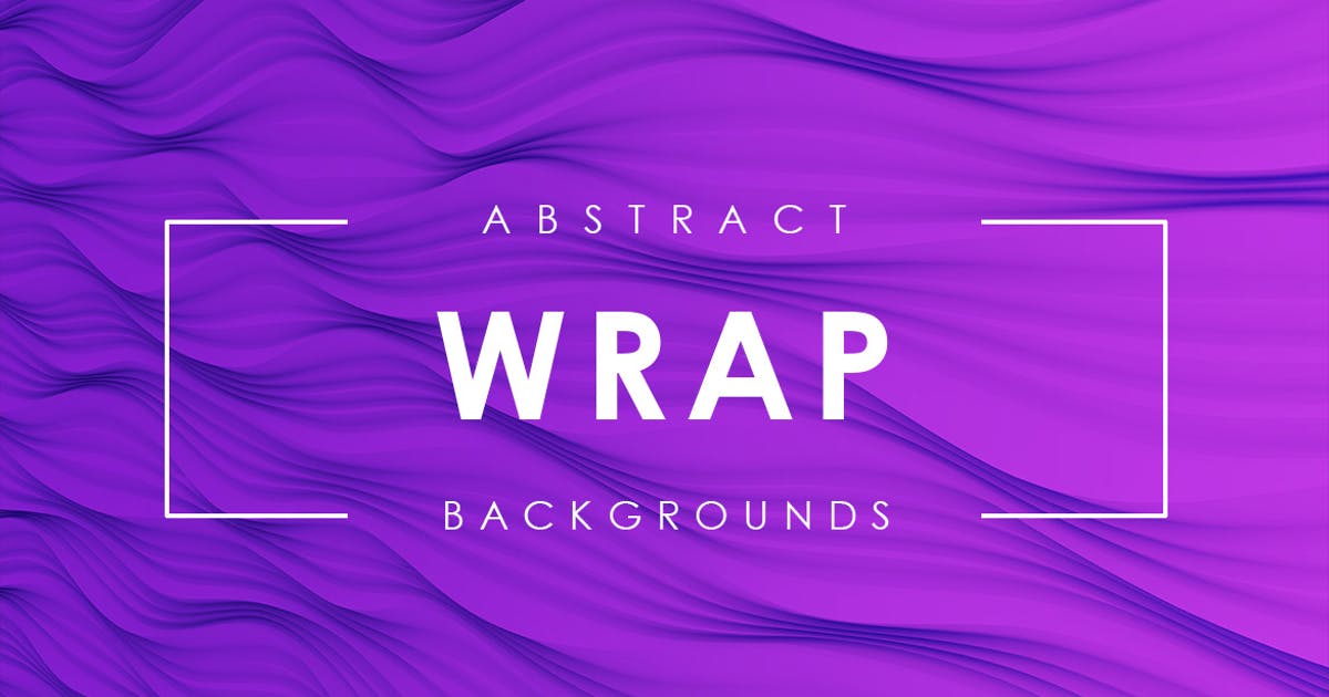 12款流体波纹抽象背景素材 Wrap Abstract Backgrounds Vol.1插图