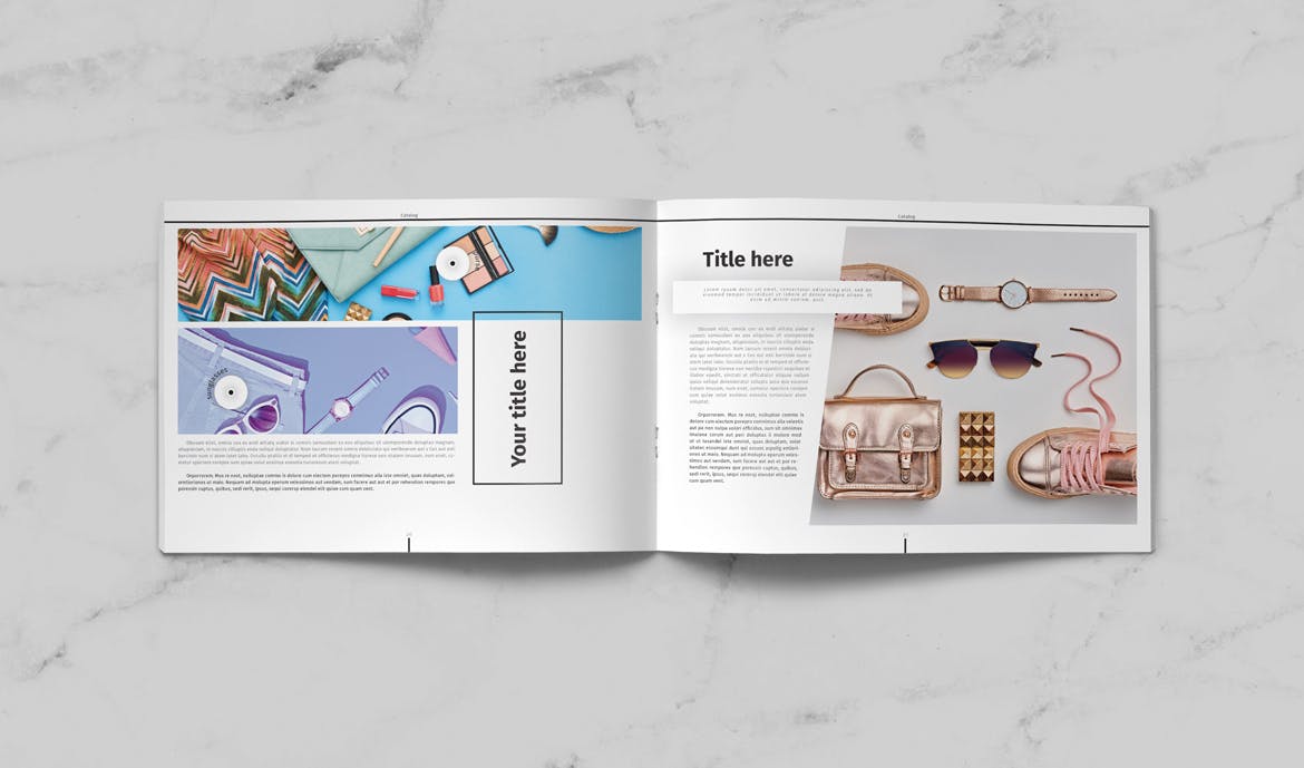 时尚高端清新简约品牌手册画册楼书杂志设计模板插图(8)