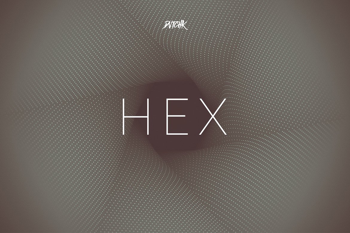 六角几何螺旋图形抽象背景01卷 Hex | Geometric Spiral | Vol. 01插图(4)