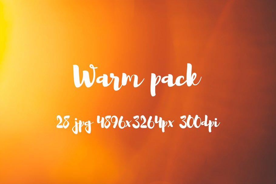 高质量温暖阳光色背景素材 Warm backgrounds pack插图(1)