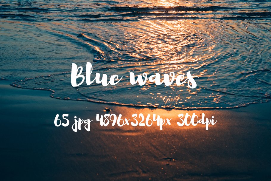 湖光山色高清照片素材 Blue waves photo pack插图(43)