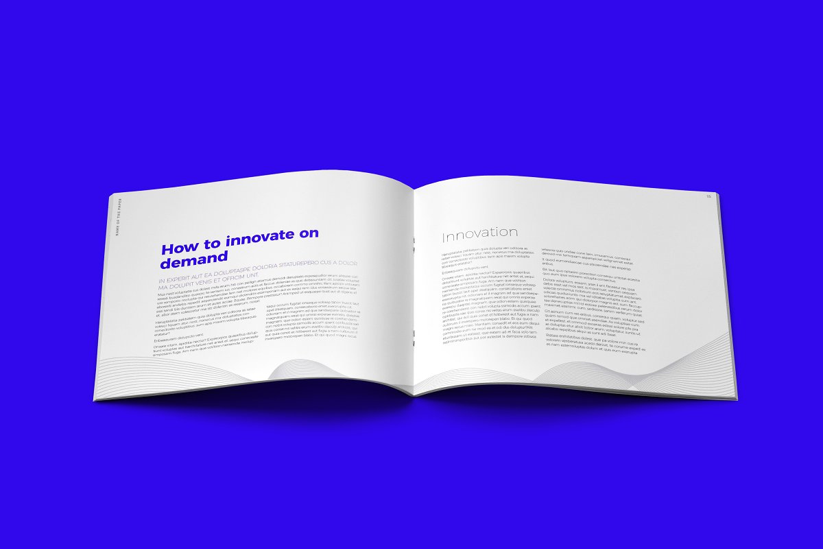 商业科技时尚技术InDesign宣传册模板插图(10)