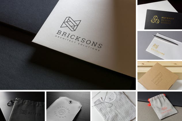 Logo设计展示样机模板合集 Logo Mockups Collection Vol. 1插图(13)