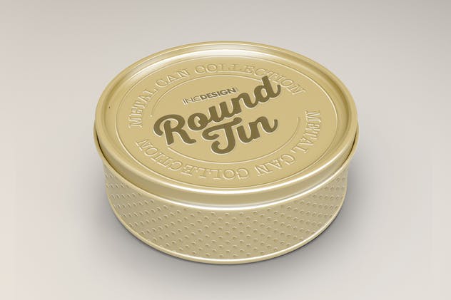 圆形金属锡罐包装样机Vol.3 Round Tin Can Packaging Mockups  Vol.3插图6