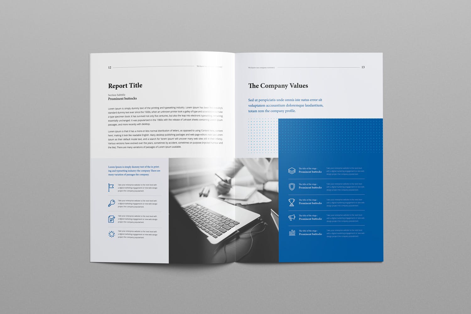 2019-2020年企业年度报告书设计模板 Annual Report 20 Pages插图6