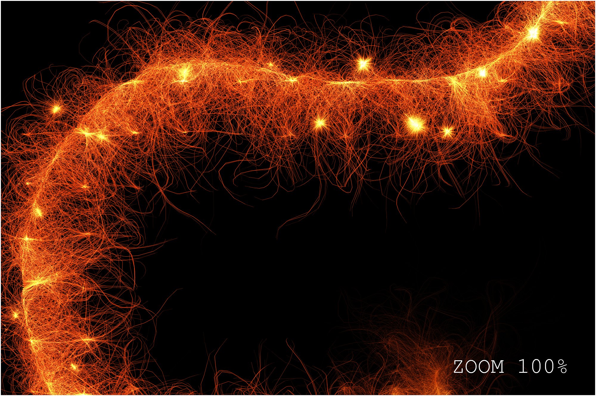 240个银河光束火焰叠层背景 Galactic Lights Bundle插图(26)