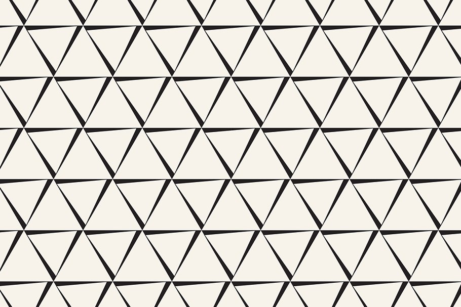 三角形图形无缝图案纹理 Triangles. Seamless Patterns Set 10插图(1)
