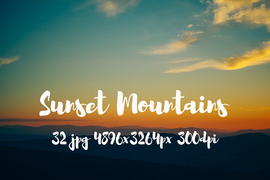 日落西山风景高清照片素材 Sunset Mountains photo pack插图(23)
