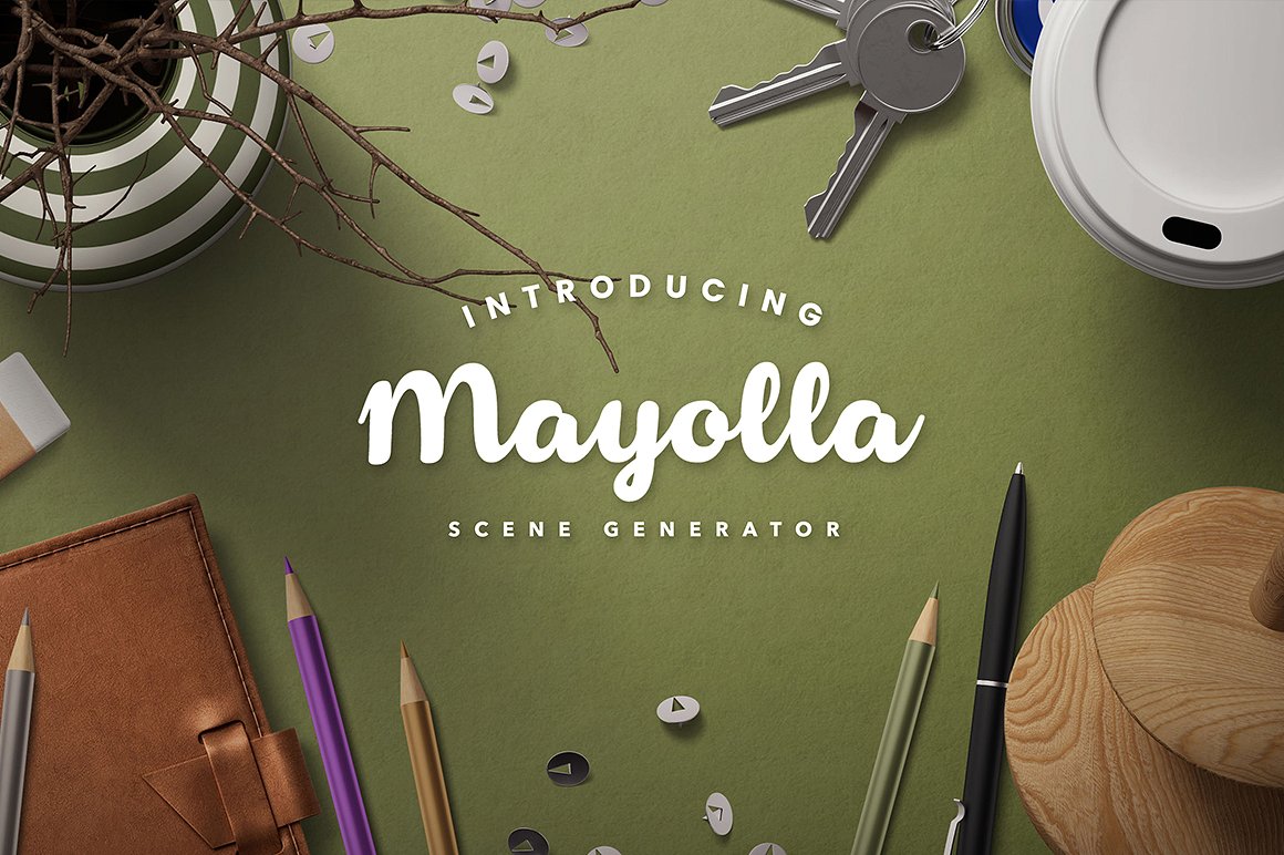 超级场景样机素材包 Scene Generator Mayolla插图(4)
