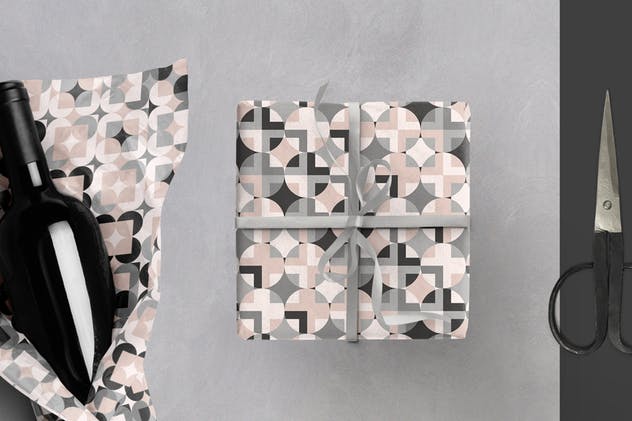 俏皮可爱柔和色调几何图案纹理素材 Geometric Play Patterns + Tiles插图(5)