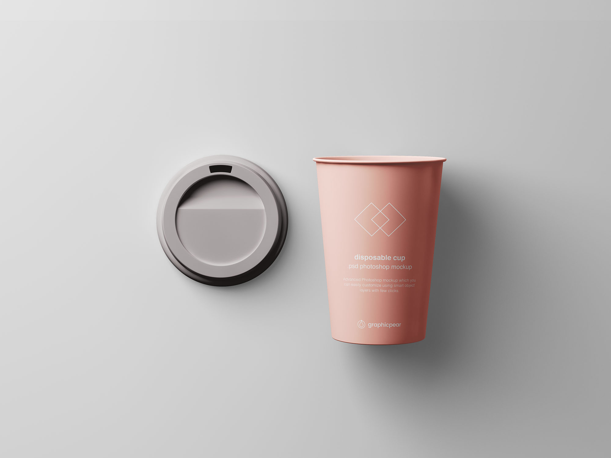 7个咖啡纸杯定制外观设计效果图样机模板 7 Coffee Cup Mockups插图(6)