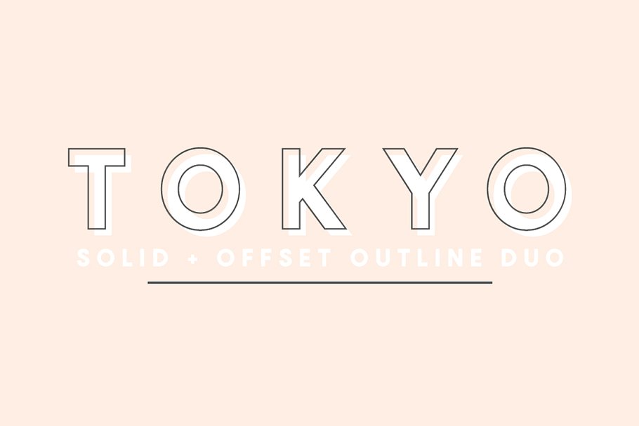 东京热？NO, 只是一款无衬线英文字体 Tokyo | A Designer Font Duo插图