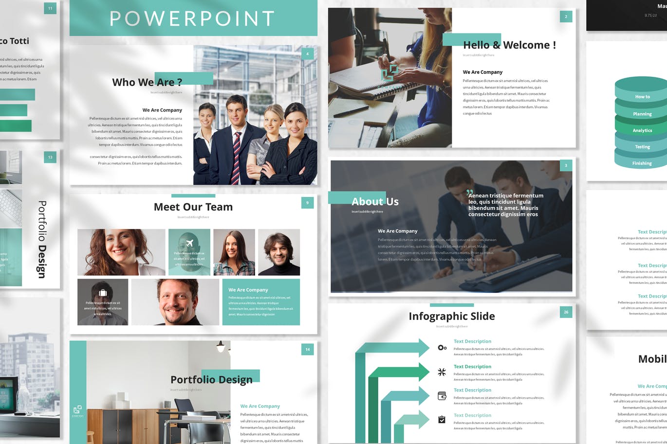 精品公司商务风格PPT幻灯片模板 Stendarr – Business Powerpoint Template插图