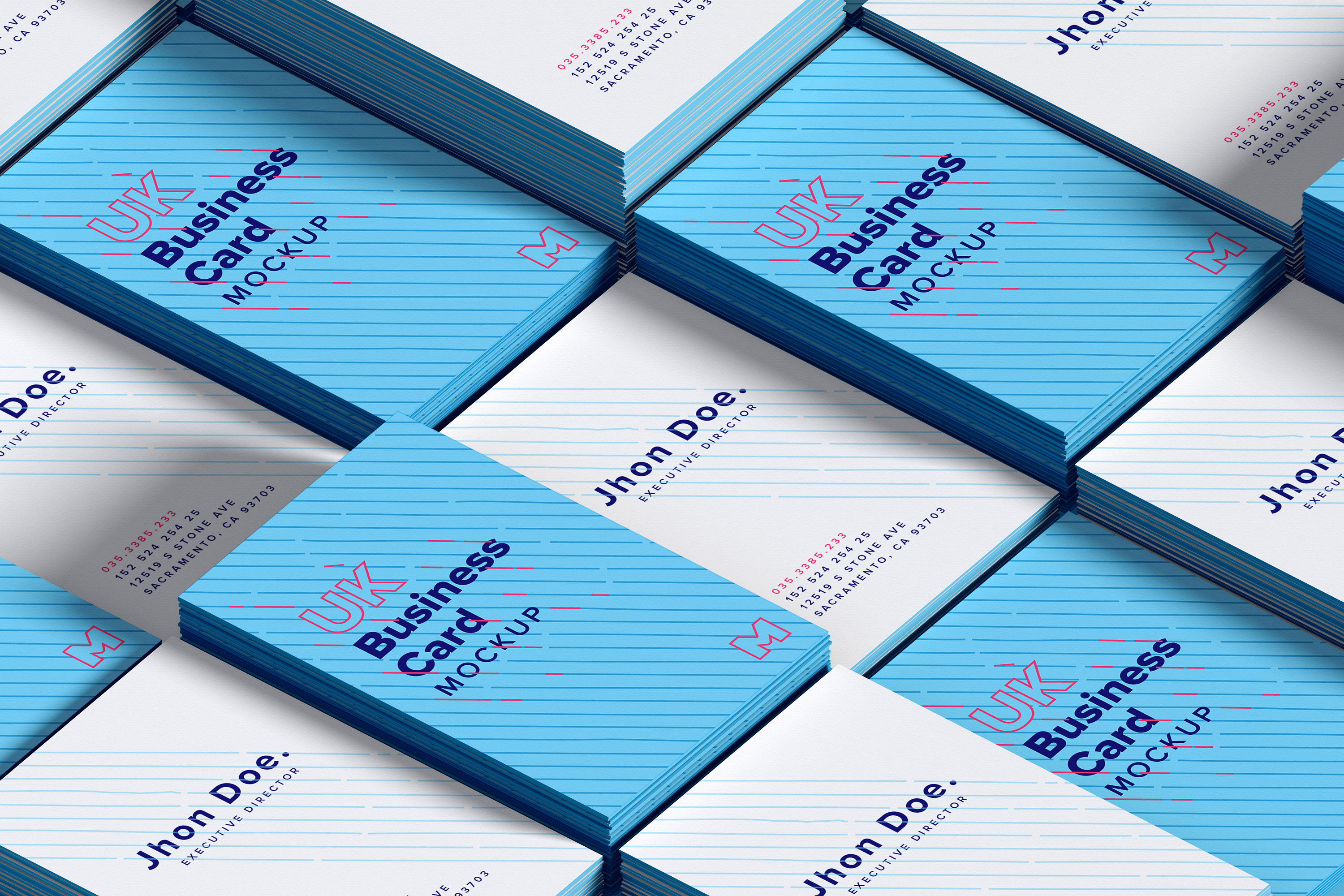 UK标准规格企业&工作室名片排版设计效果图样机01 UK Business Cards Mockup 01插图2 UK标准规格企业&工作室名片排版设计效果图样机01 UK Business Cards Mockup 01插图2