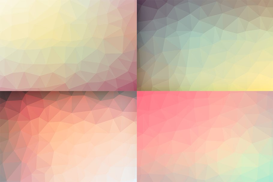 100个美丽的多边几何图形背景 *SALE* 100 Polygon Background Images插图(2)