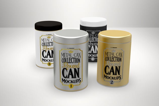 各类金属罐头样机模板合集 Metal Can Mockup Collection Vol. 1插图(12)