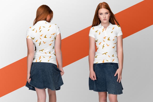 长款女上衣T恤印花设计样机模板v15 Ultimate Apparel Mockup Vol. 15插图(3)