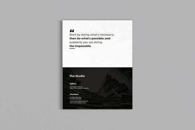 极简主义建筑作品集设计手册免费模板 Minimal Architecture Brochure插图(15)