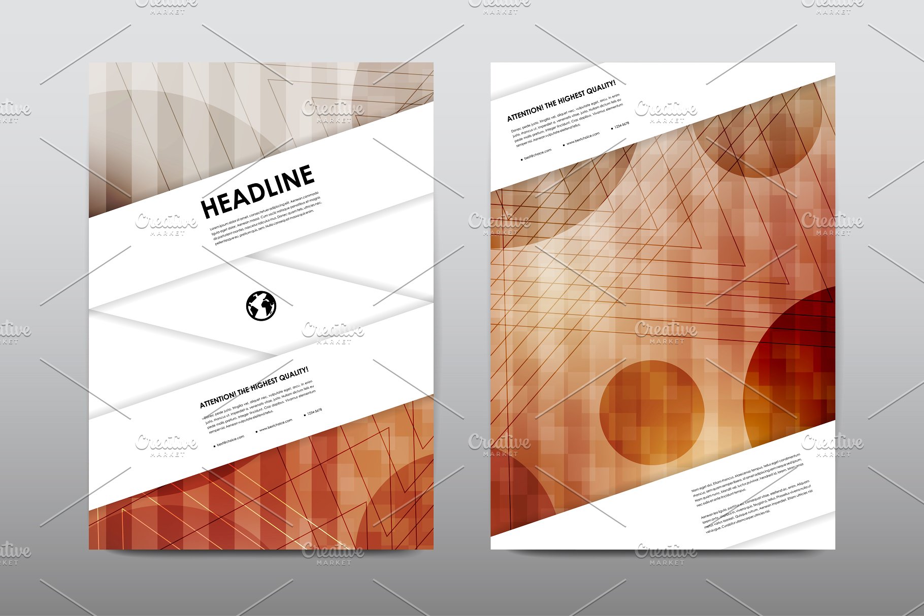 50+商业企业宣传小册子模板 50+ Business Brochures Bundle插图(32)