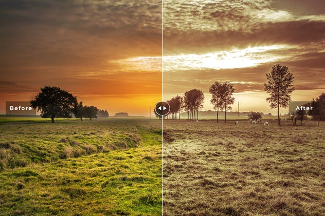100款风景旅行照片后期处理调色LR预设合集 100 Landscape Lightroom Presets Pack插图7