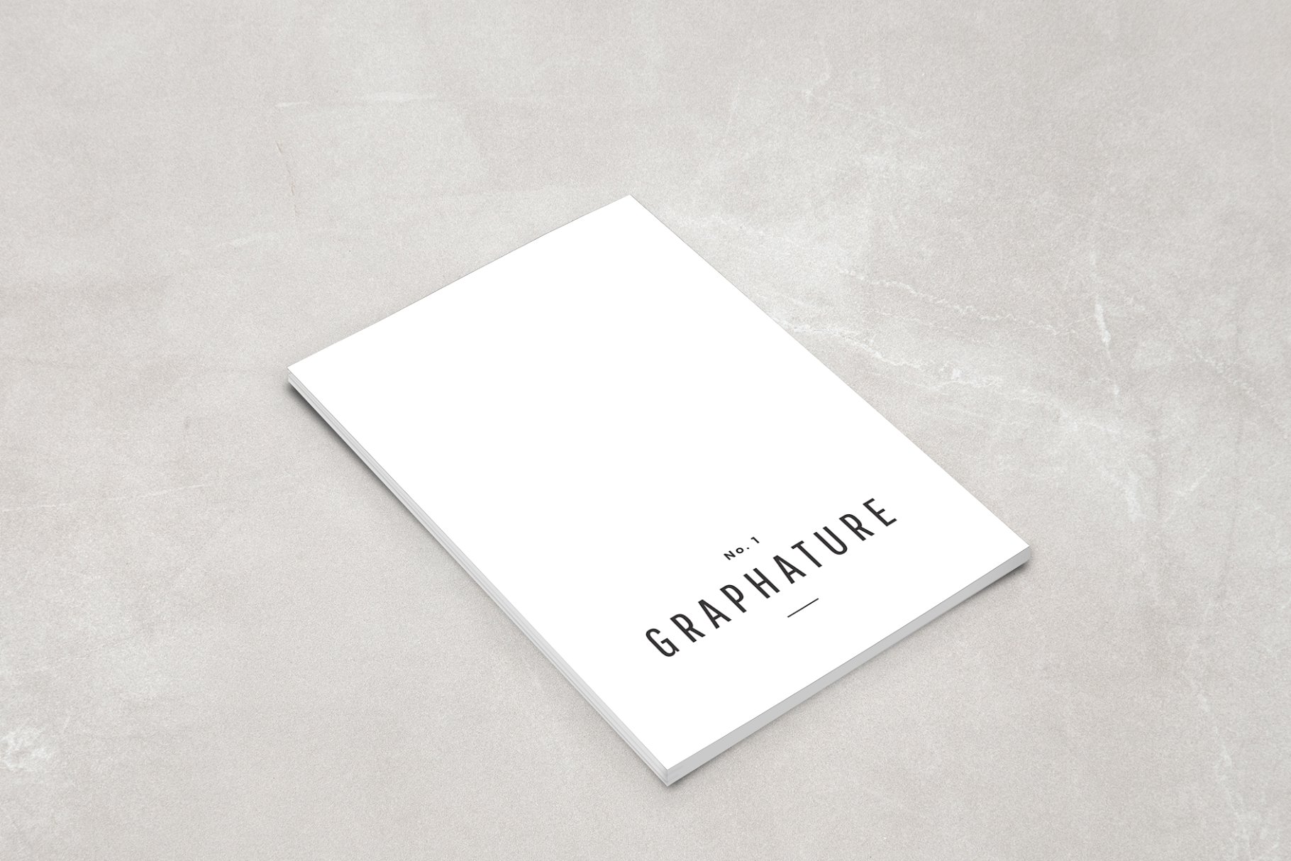 现代简约版式设计杂志模板 Graphature Magazine插图5