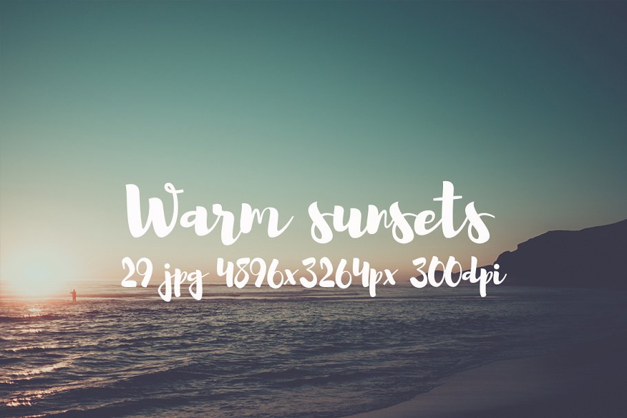 温暖的日落高清照片素材 Warm sunsets photo pack插图