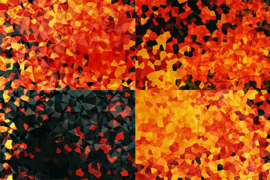 彩色多边形背景素材 Colorful Polygonal Backgrounds插图(4)