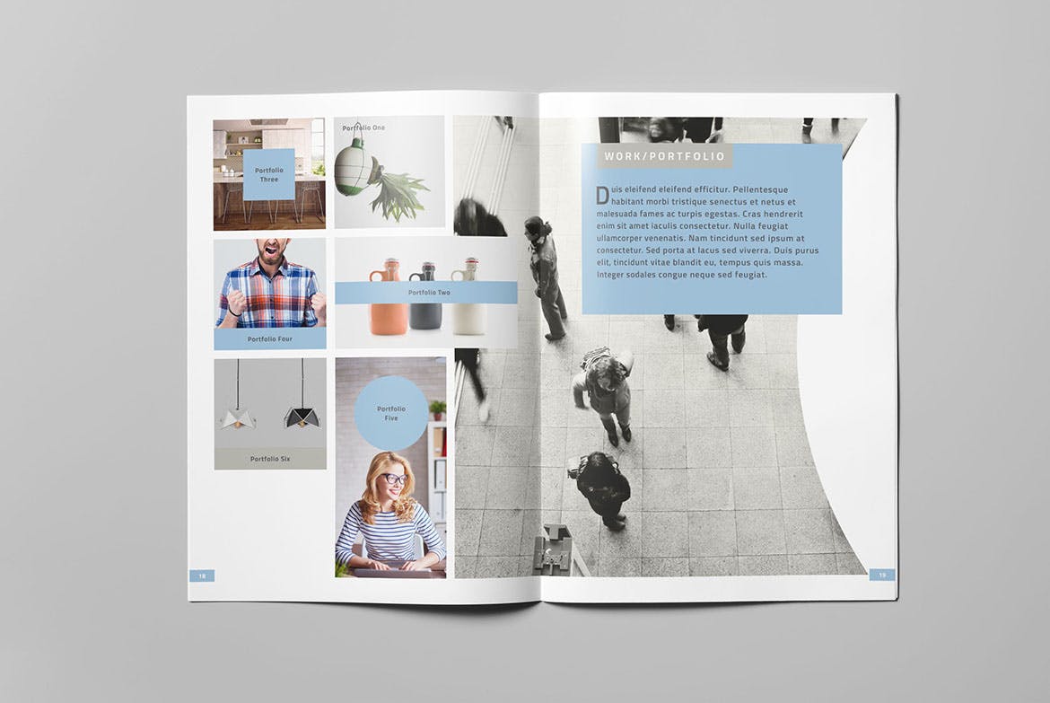 高端创意设计/广告服务公司画册设计模板v2 Corporate Brochure Vol.2插图9