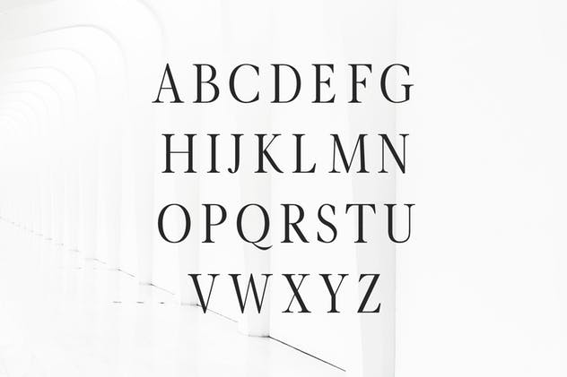 现代极简衬线字体家族 Glamour Luxury Serif Font Family插图1