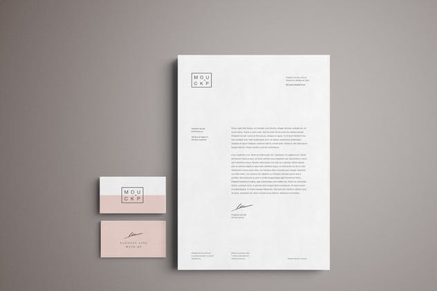 企业品牌宣传办公文具样机套件 Stationery Mockup插图(6)