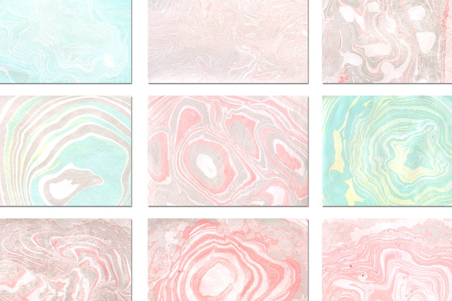 25款淡雅风大理石纹理合集 25 Gentle Marble Textures插图1