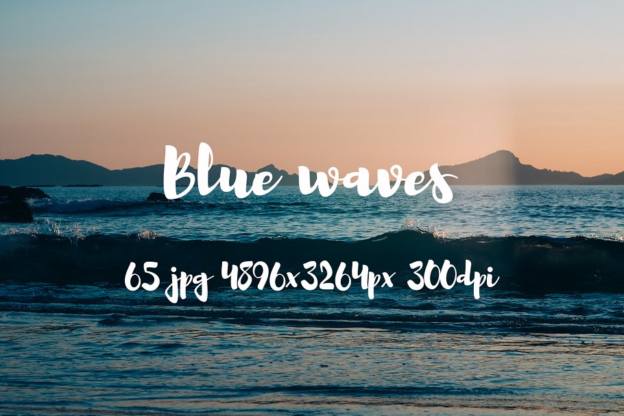 湖光山色高清照片素材 Blue waves photo pack插图(22)