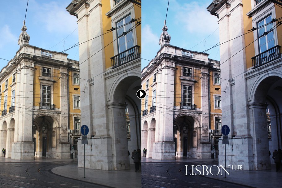 欧洲城市旅行摄影照片艺术处理PS动作 Lisbon City Photoshop Actions插图3