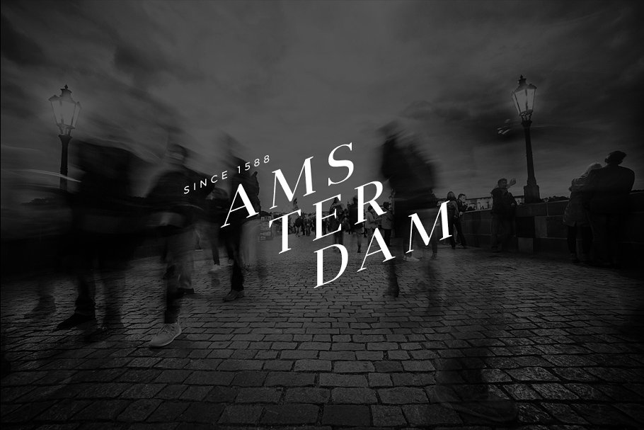 极简主义斯堪的纳维亚Logo模板 Amsterdam – Minimalist Logo Pack插图