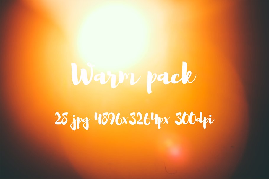 高质量温暖阳光色背景素材 Warm backgrounds pack插图(8)