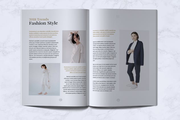 时尚杂志/品牌画册/企业宣传册设计模板 BERNARD – Fashion Magazine插图3