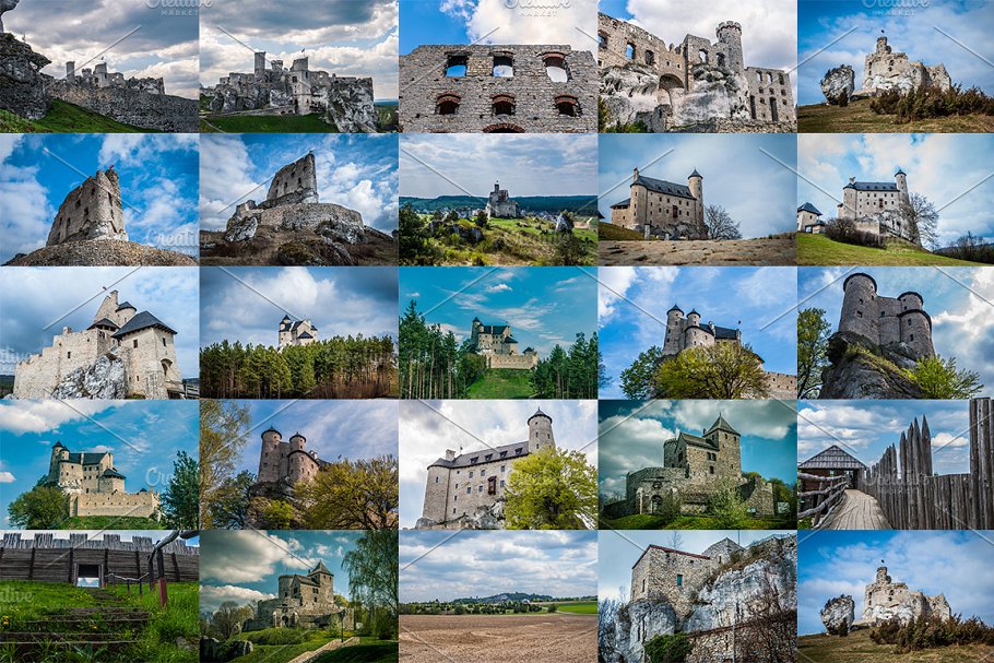 西方城堡和废墟高清照片素材 Castles & Ruins Photo Pack插图3