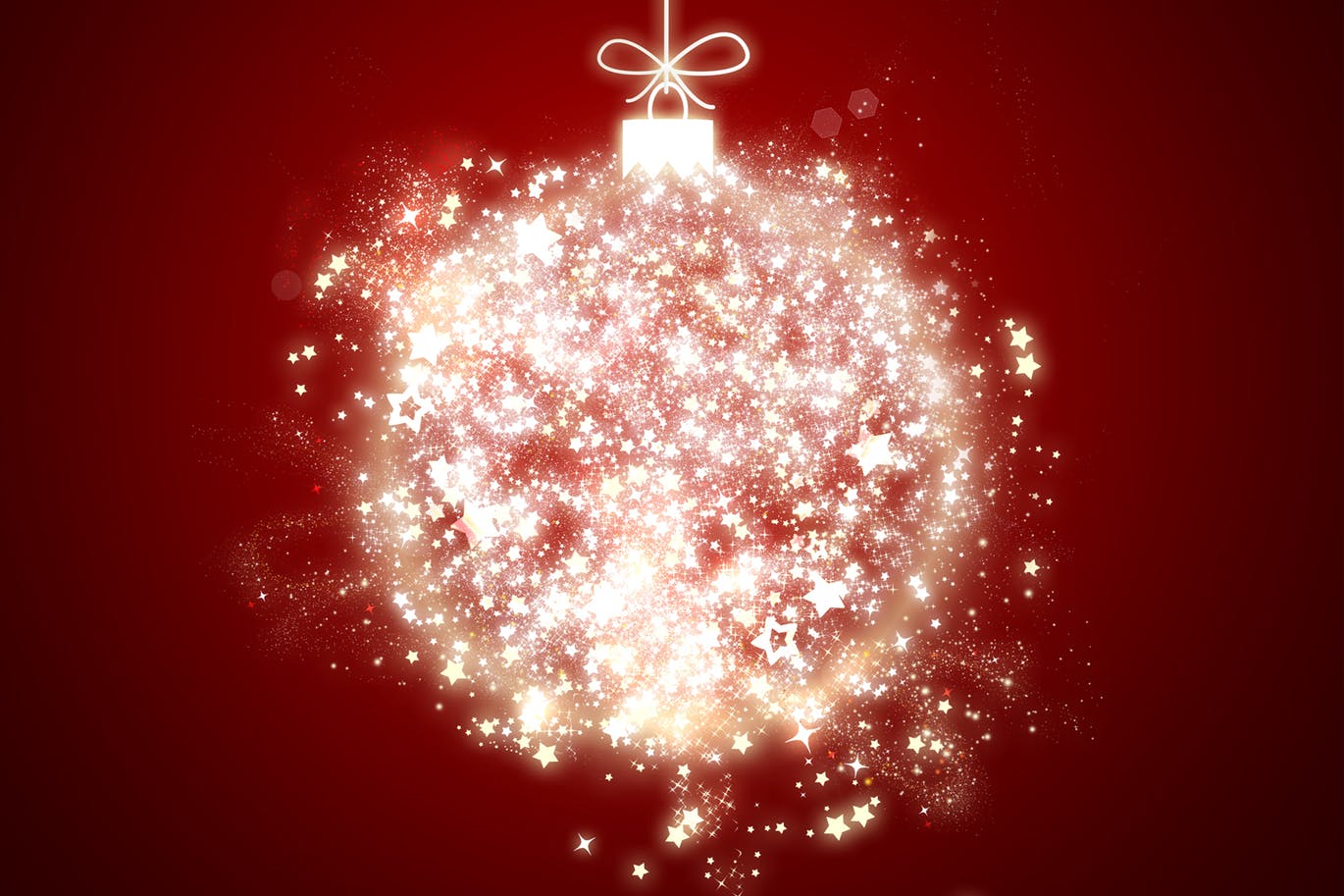 闪亮圣诞装饰球超高清背景图素材 shiny Christmas ball插图