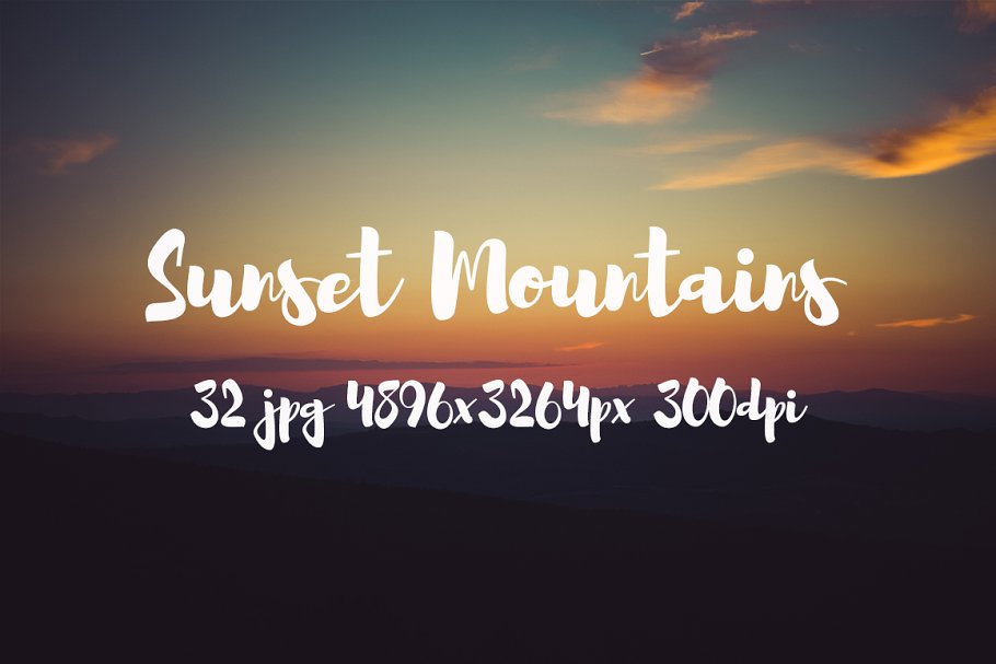 日落西山风景高清照片素材 Sunset Mountains photo pack插图(6)
