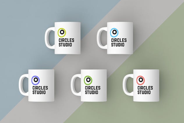 高品质时尚的马克杯样机套装 Mugs Mockups Pack插图(3)