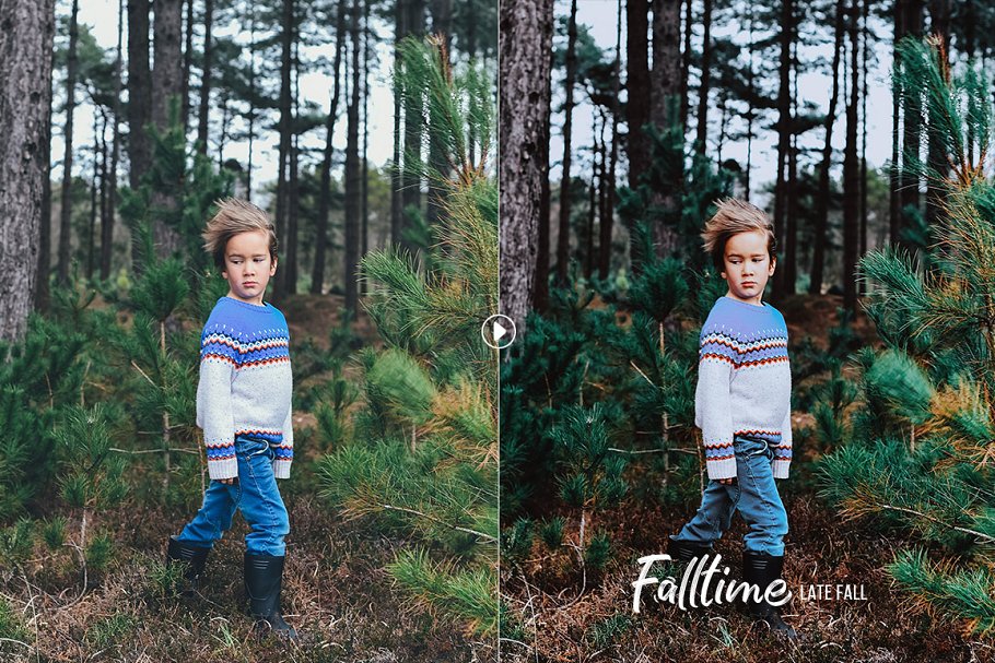 秋天的气息照片特效处理PS动作 Falltime – Autumn Photoshop Actions插图9