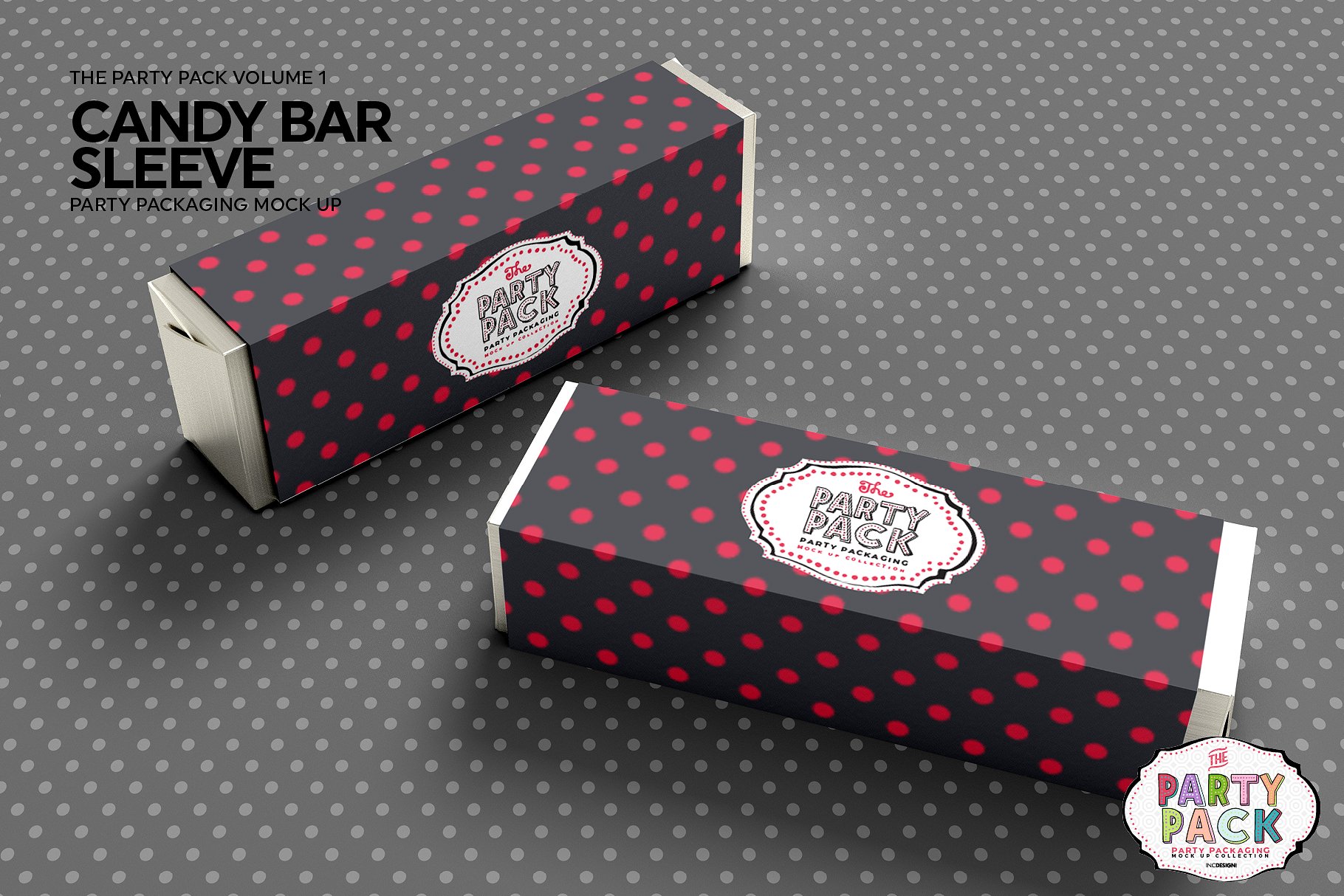 糖果套筒包装展示样机 Candy Bar Sleeve Packaging Mockup [psd]插图(2)