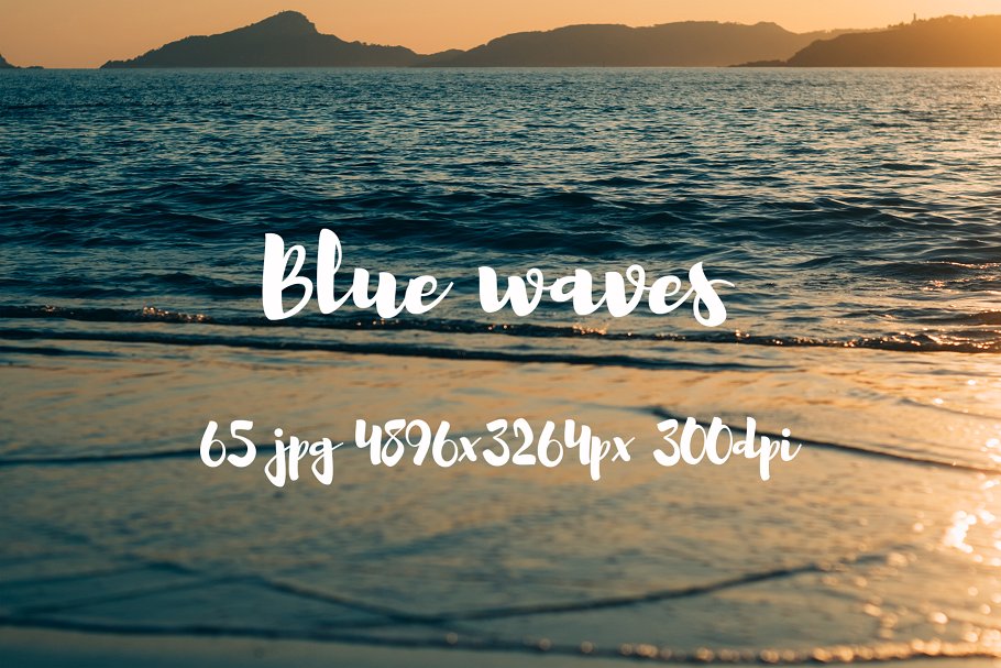 湖光山色高清照片素材 Blue waves photo pack插图29