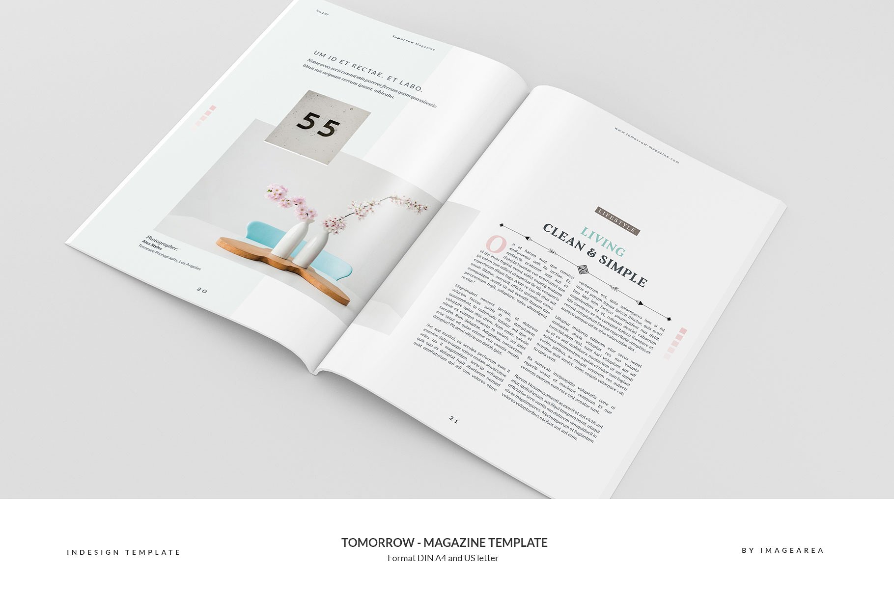 图文并茂排版优秀的专业杂志模板 Tomorrow – Magazine Template插图(11)