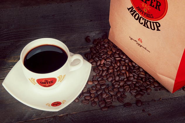 咖啡品牌展示样机模板 Coffee Branding Mockups插图2