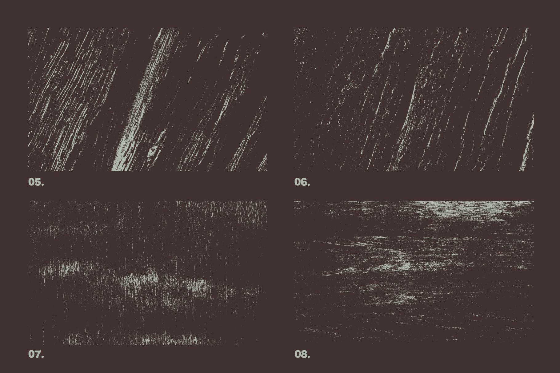 12个实木木纹矢量纹理背景素材 Vector Grunge Wood Textures x12插图2